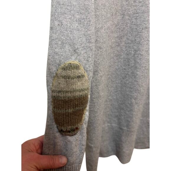 L.L. Bean Women’s cashmere cardigan M gray long line open front long sleeve - Picture 7 of 10